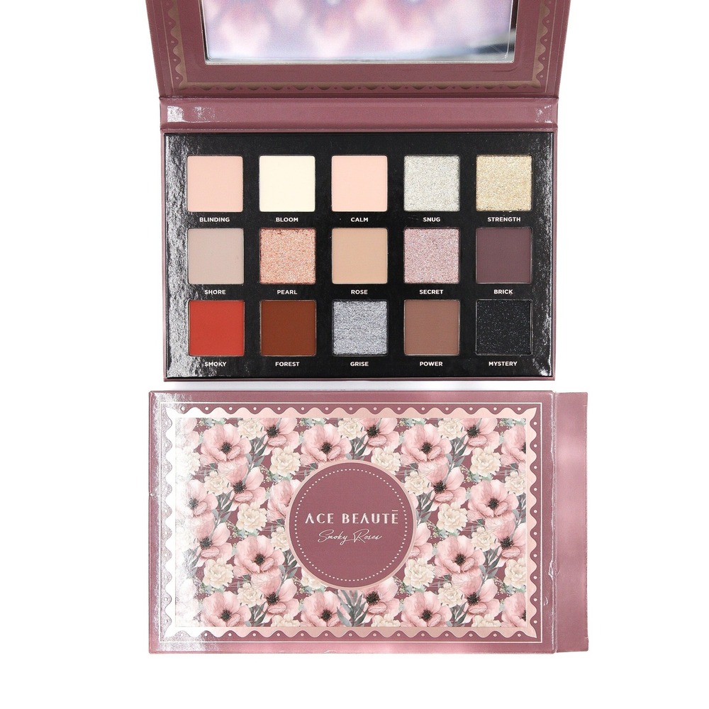 Ace‎ Beaute - Smoky Roses Eyeshadow Palette - 0.8oz / 24g